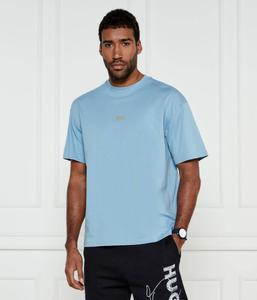 Футболка из нейлона Relaxed fit Hugo Blue, синий