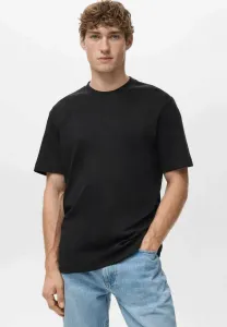 Простая футболка Mango, Schwarz