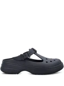 Клоги с пряжками Crocs, черный