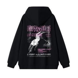 Толстовка унисекс VniVerseVClub, Темно фиолетовый