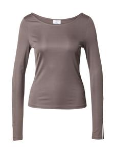 Лонгслив About You BRILEY, серо-коричневый