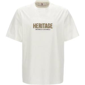 Белый логотипный свитшот Brunello Cucinelli