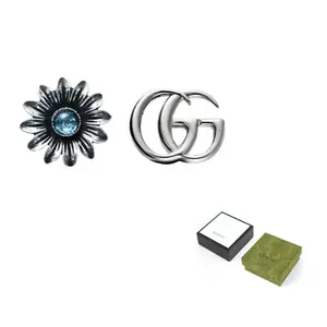 GUCCI Серьги-гвоздики из стерлингового серебра 925 пробы