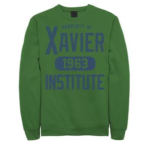 Мужской свитшот Campus Property 1963 года Marvel X-Men Xavier Institute 1963 Licensed Character