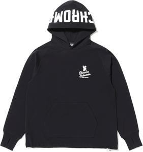 Мужская толстовка с капюшоном Chrome Ultra Strech Hoodie Logo, черный