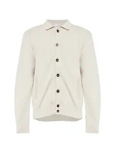 Кардиган вязаный на пуговицах Eleventy, бежевый