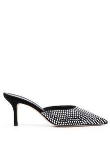 Paris Texas мюли Hollywood 75 с кристаллами, черный