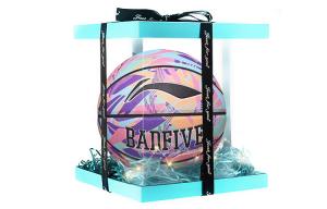 Влагопоглощающий кожаный баскетбольный мяч размер 7 для зала LINING