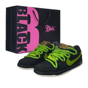 Кроссовки для скейтбординга Dunk SB Low Top унисекс, черно-зеленые Nike, Black Green