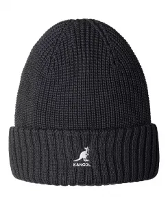 Мужские шапки бини из мериносовой шерсти с резинкой Kangol, черный