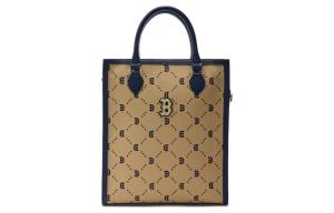 MLB Хлопковая сумка-шопер через плечо унисекс среднего размера цвета хаки, Khaki