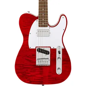Электрогитара Squier Affinity Series Telecaster FMT SH, прозрачный красный
