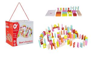 Classic World, деревянные разноцветные плюшевые мишки Домино ClassicWorld