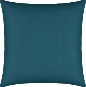 Чехол для подушки Organic Cuddly Cushion Cover Munich "petrol" 40x40 см Erwin Müller