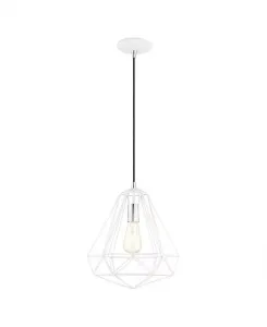 Подвесной светильник Geometric 1 Livex, white