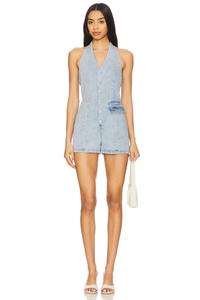 Джинсовый комбинезон Central Park West, light wash