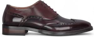 Мужские классические туфли-броги из лакированной кожи - Harry Infinity Leather, винный