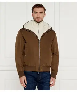 Двусторонний Бомбер civito Regular fit Boss, коричневый