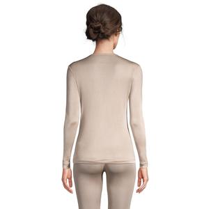 Шелковая майка Petite Lands' End с круглым вырезом из интерлока Lands' End, черный