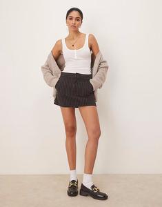 Мини-юбка Dickies с полосками черного цвета