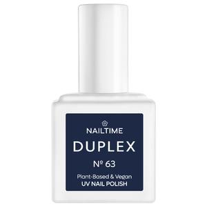 Лак для ногтей duplex uv nail polish Nailtime, n° 63 blue jeans, объем 8 мл