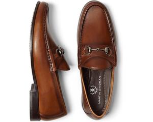 Лоферы Martin Dingman Addison Horse Bit, цвет Brandy