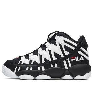 Кроссовки spaghetti mid black/white Fila, черный