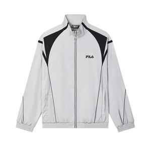 FILA Тканое пальто мужское под старину серое, Vintage Gray+Loose Fit