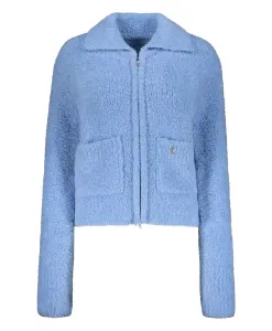 Классическая шерстяная куртка на молнии Low Classic, синий