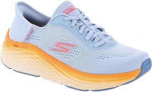 Женские кроссовки Skechers Max Cushioning Elite 2 для ходьбы, синий/оранжевый