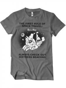 Футболка серого цвета Rick and Morty