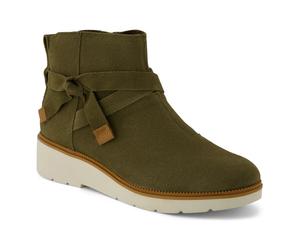 Ботинки TOMS Marlow Bootie, Green Suede