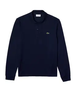 Классическое поло с длинным рукавом, размер L.12.12 Lacoste, синий