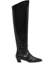 Кожаные ботинки Yonda на каблуке 35 мм Aeyde, черный