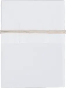 Простыня Baby's Only с трикотажной резинкой - Теплый лен/Белый - 80x100 см