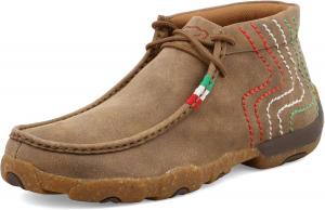 Мужские мокасины Twisted X Chukka Driving Moc, Bomber & Mexican Heritage Stitching