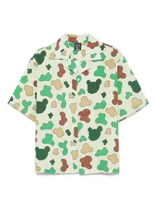 Рубашка с графичным принтом INBETWEENERS, зеленый