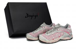 SALOMON Кроссовки XT WHISPER с низким верхом, устойчивые к истиранию, унисекс, розовые, серебристые