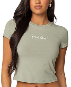 Футболка So Edikted Edikted, зеленый