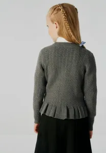 Школьный кардиган прямого кроя Clarks, Grey