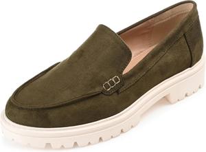 Женские лоферы Journee Comfort System Erika среднего и широкого размера Journee Collection, Olive
