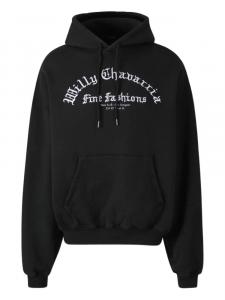Willy Chavarria базовое худи, черный
