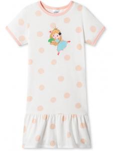 Ночная рубашка повседневный мир из органического хлопка Schiesser, белый