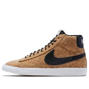 Кроссовки blazer mid 'cork' Nike, коричневый