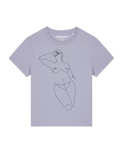 Рубашка Watapparel Eine Frau, сиреневый/лавандовый