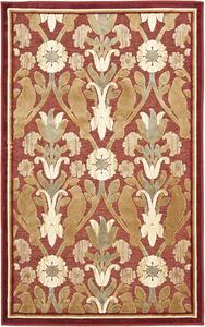 Ковер SAFAVIEH, 82 x 122 см, Paradise Collection, красный, цветочный вискозный дизайн, идеально для помещений с высокой проходимостью: прихожая, гостиная, спальня (PAR45-202)