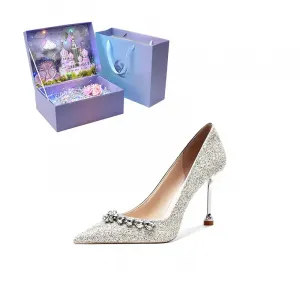 Женские туфли на высоком каблуке цвета шампанского и золота ROBINHOOD, Champagne Gold