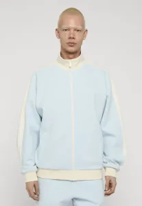 Фирменная толстовка на молнии с боковой полосой Karl Kani, Light Blue Off White
