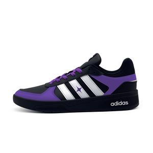 Adidas Neo Низкие износостойкие кроссовки для скейтбординга Courtbeat Purple Blade, унисекс, цвет: черный, фиолетовый