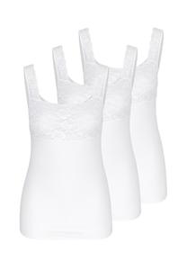 Нижняя рубашка/верхний комплект из 3 шт. хлопка тонкого хлопка Nina von C.